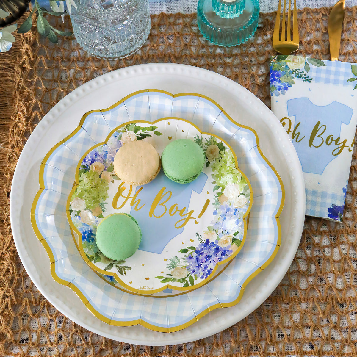 Shower Themes Party City Baby Shower Plates 201 Pc Blue Elephant