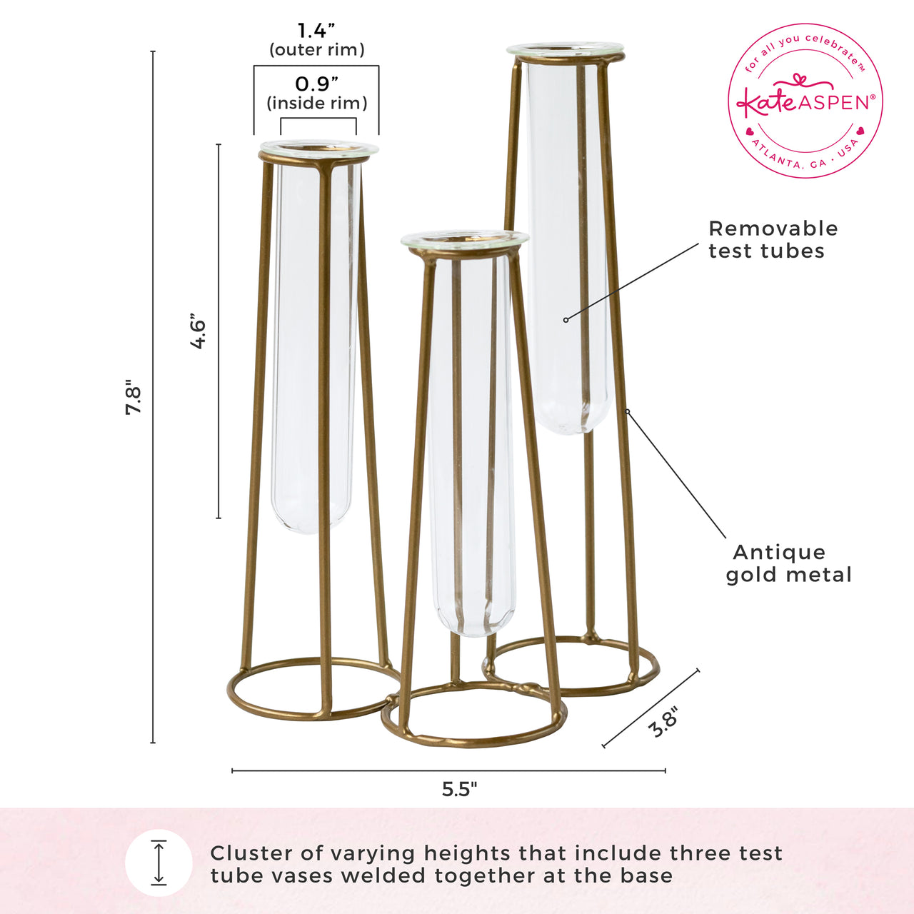 Test Tube Flower Vase Propagation Station