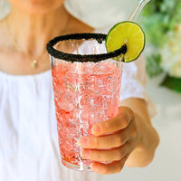 19 oz Clear Acrylic Hobnail Bubble Cups, Set of 8