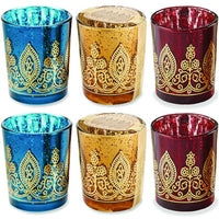 Thumbnail for Indian Jewel Henna Votives - Assorted (Set of 6)