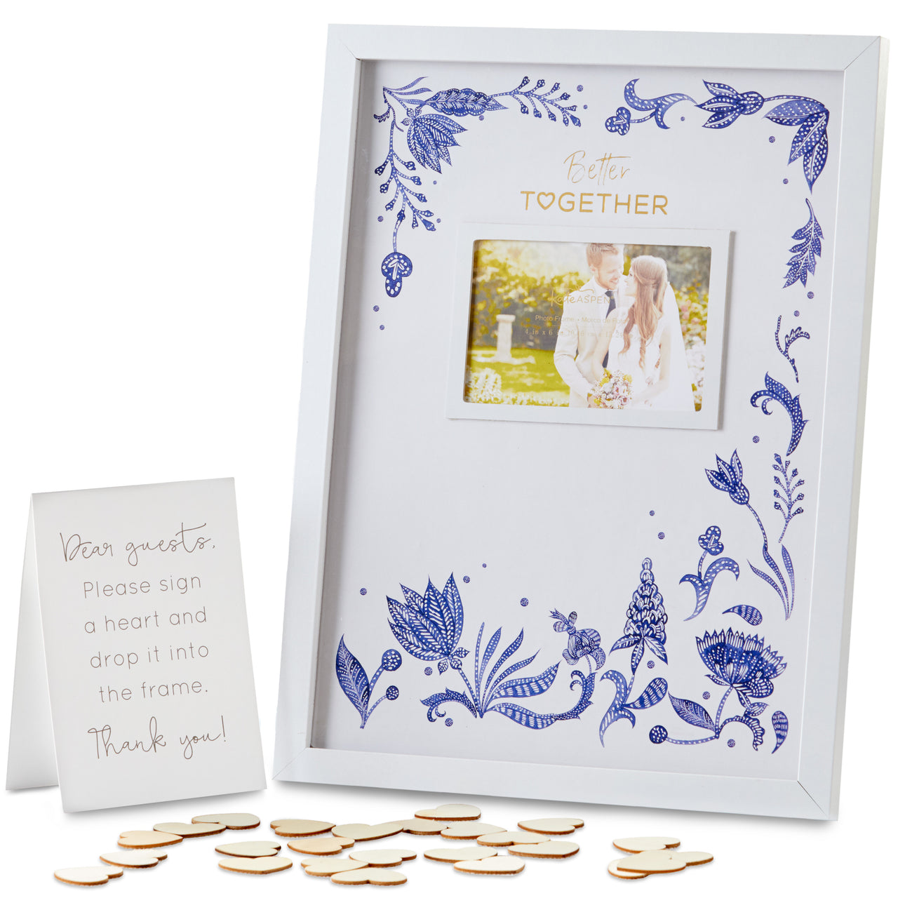 Wedding Guest Book Alternative - Blue Willow