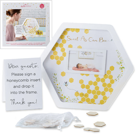Baby Shower Guest Book Alternative - Sweet as Can Bee