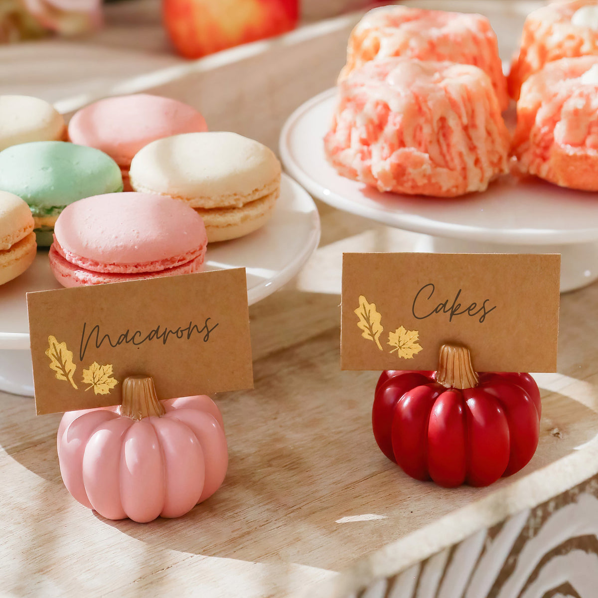 Kate Aspen Place Card Holders Segnaposto, Resina, Bianco