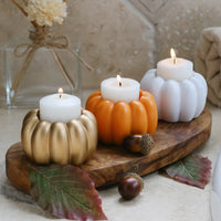 2-in-1 Pumpkin Tealight/Candlestick Holder (Set of 6) - Orange | Kate Aspen | Alt Image 7
