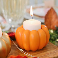 2-in-1 Pumpkin Tealight/Candlestick Holder (Set of 6) - Orange | Kate Aspen | Alt Image 8
