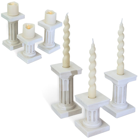 Greek Column Candle Stick/ Votive Holder - Main Image