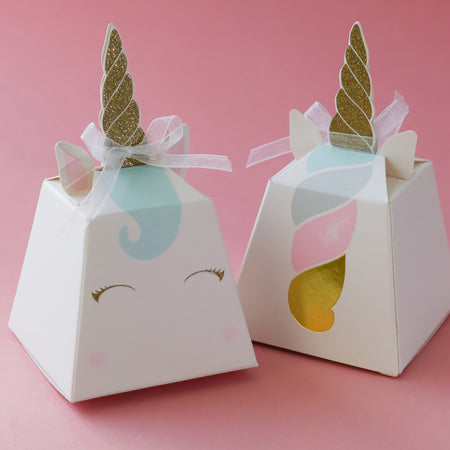 Unicorn Favor Box (Set of 12)