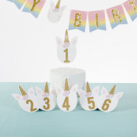 Thumbnail for Gold Glitter Unicorn Happy Birthday Décor Kit Alternate Image 7, Kate Aspen | Party Kit