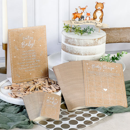 Kraft Baby Shower Game Set Main Image, Kate Aspen | Games and Advice Cards