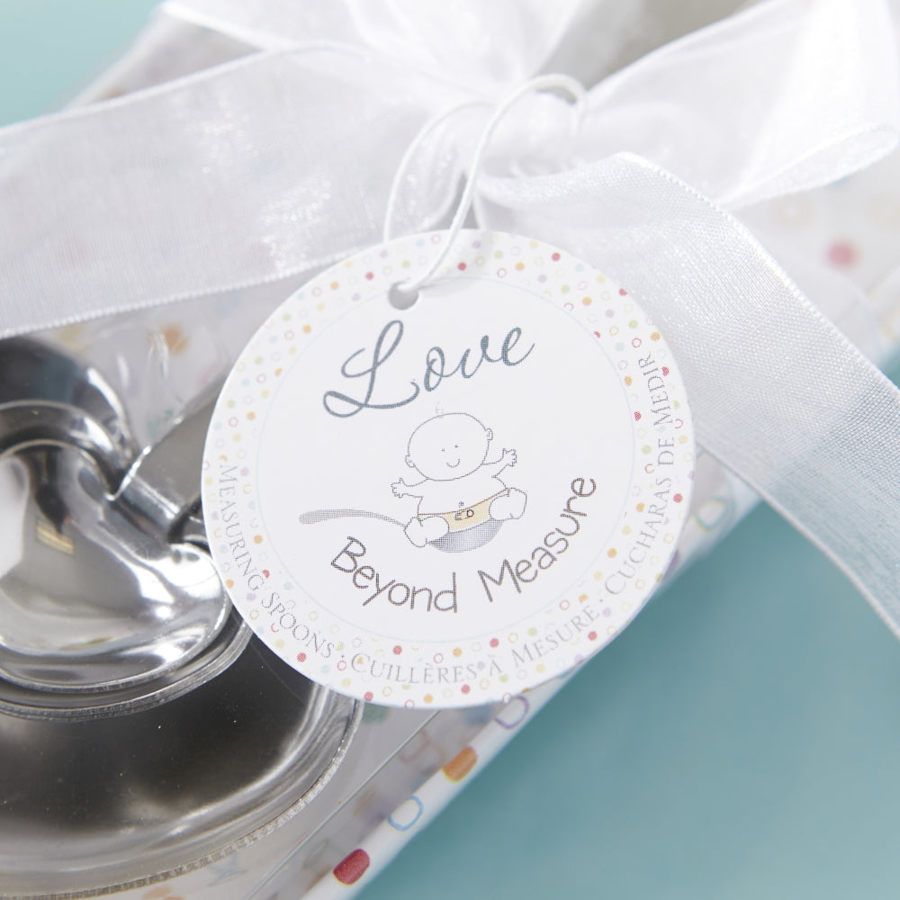 Love Beyond Measure Heart Shaped Measuring Spoons - Baby Shower (Set of 4) Alternate Image 3, Kate Aspen | Measuring Spoons