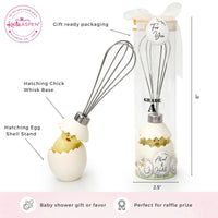 Thumbnail for About to Hatch Stainless Steel Egg Whisk Alternate Image 7, Kate Aspen | Kitchen & Barware