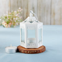 White Hexagon Mini Lantern (Set of 6) Alternate Image 2, Kate Aspen | Lanterns