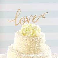 Thumbnail for Love Cake Topper Alternate Image 6, Kate Aspen | Cake Toppers