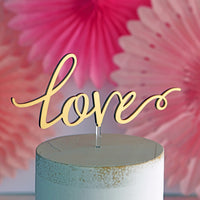 Thumbnail for Love Cake Topper Alternate Image 7, Kate Aspen | Cake Toppers