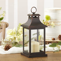 LED Vintage Decorative Copper Lantern - Hampton Alternate Image 5, Kate Aspen | Lanterns