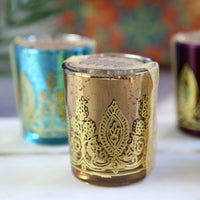 Thumbnail for Indian Jewel Henna Votives - Assorted (Set of 6) Alternate Image 2, Kate Aspen | Candles & Votives