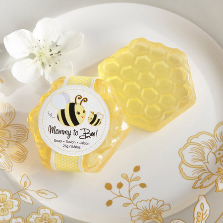 Mommy To Bee Honey Scented Honeycomb Soap (Set of 4) Main Image, Kate Aspen | Bath & Soap