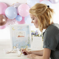 Baby Shower Guest Book Alternative - Elephant Baby Shower (Blue) Main Image, Kate Aspen | Guest Book