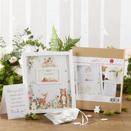 Baby Shower Guest Book Alternative - Woodland Baby (Pink) Alternate Image 2, Kate Aspen | Guest Book