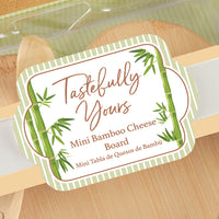 Thumbnail for Tastefully Yours Heart Shaped Bamboo Cheese Board Alternate Image 5, Kate Aspen | Kitchen & Barware