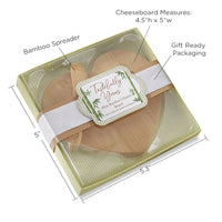 Thumbnail for Tastefully Yours Heart Shaped Bamboo Cheese Board Alternate Image 6, Kate Aspen | Kitchen & Barware