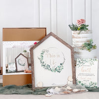 Wedding Guest Book Alternative - Modern Rustic House Shape Alternate Image 3, Kate Aspen | Guest Book