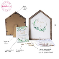 Wedding Guest Book Alternative - Modern Rustic House Shape Alternate Image 6, Kate Aspen | Guest Book