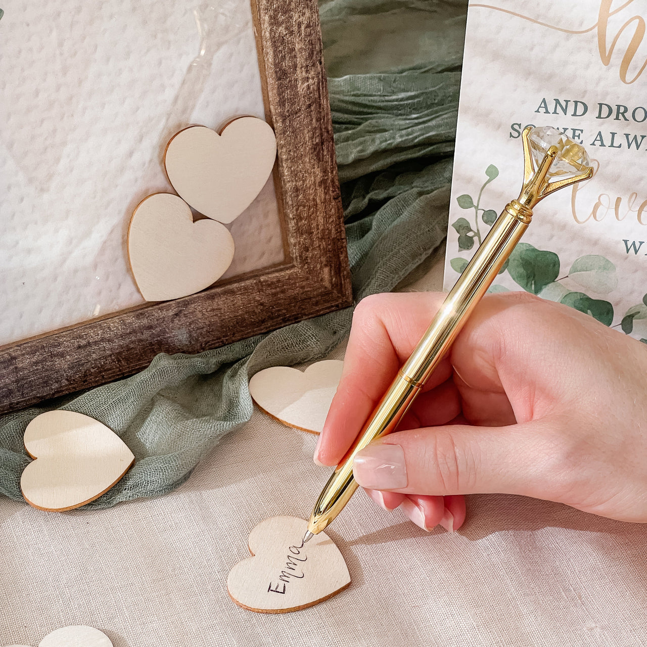 Wedding Guest Book Alternative - Modern Rustic House Shape Alternate Image 7, Kate Aspen | Guest Book