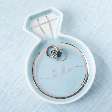 Blue Diamond Ring Trinket Dish Main Image, Kate Aspen | Trinket Dish