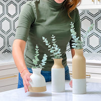 Modern Farmhouse Vase (Set of 3) Alternate Image 3, Kate Aspen | Vase