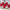 Ribbed Red Glass Votive Candle Holder (Set of 6) Main Image, Kate Aspen | Tealight/Votive Holder