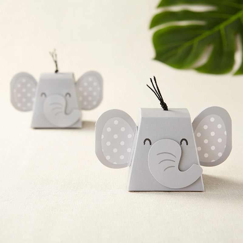 Elephant Favor Box (Set of 12) Main Image, Kate Aspen | Favor Box