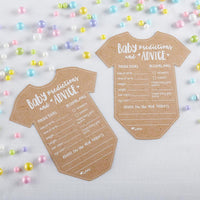 Thumbnail for Baby Shower Prediction Advice Card - Onesie Shape (Set of 50) Main Image, Kate Aspen | Games and Advice Cards