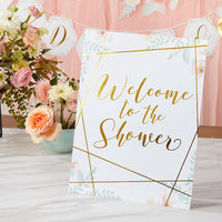 Thumbnail for Geometric Floral Bridal Shower Kit Alternate Image 4, Kate Aspen | Party Kit