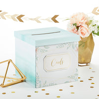 Thumbnail for Geometric Floral Card Box Main Image, Kate Aspen | Card Box