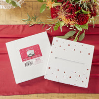 Thumbnail for Burgundy Blush Floral Collapsible Card Box Alternate Image 3, Kate Aspen | Card Box