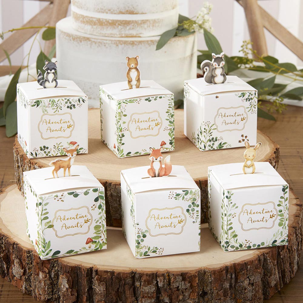 Woodland Baby Favor Box (Set of 24) Alternate Image 7, Kate Aspen | Favor Box