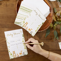 Woodland Baby Shower Invitation & Thank You Card Bundle (Set of 25) Alternate Image 2, Kate Aspen | Invitation/Thank You Cards