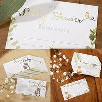 Woodland Baby Shower Invitation & Thank You Card Bundle (Set of 25) Alternate Image 5, Kate Aspen | Invitation/Thank You Cards