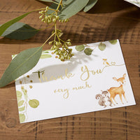 Woodland Baby Shower Invitation & Thank You Card Bundle (Set of 25) Alternate Image 8, Kate Aspen | Invitation/Thank You Cards