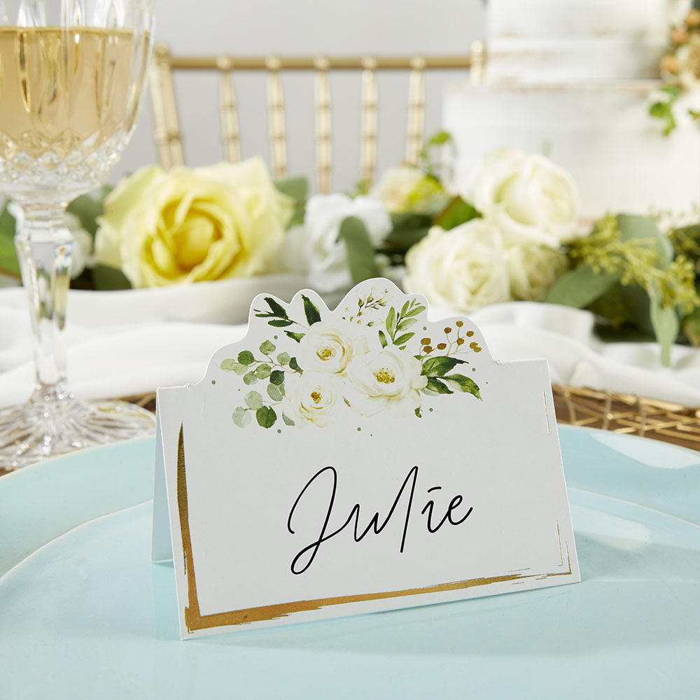 Botanical Garden Tent Place Card (Set of 50) Alternate Image 2, Kate Aspen | Place Card Holders & Frames