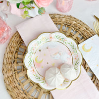 Elephant Baby Shower 7 in. Premium Paper Plates - Pink (Set of 16) Alternate Image 7, Kate Aspen | Paper Plate