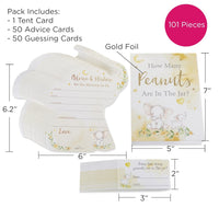 Elephant Baby Shower Advice Card & Baby Shower Game (Set of 50) Alternate Image 6, Kate Aspen | Games and Advice Cards
