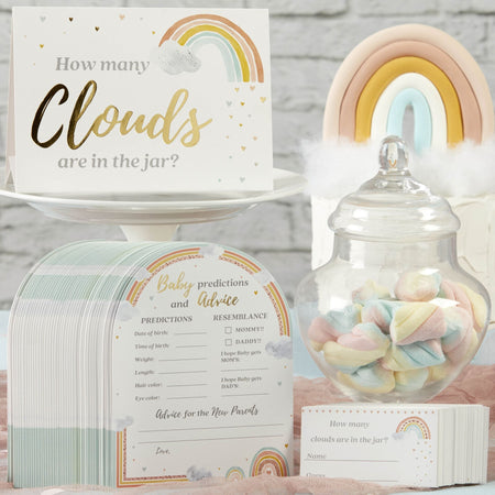 Boho Rainbow Baby Advice Card & Baby Shower Game (Set of 50) Main Image, Kate Aspen | Games and Advice Cards