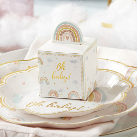 Boho Rainbow Baby Favor Box (Set of 24) Main Image, Kate Aspen | Favor Box
