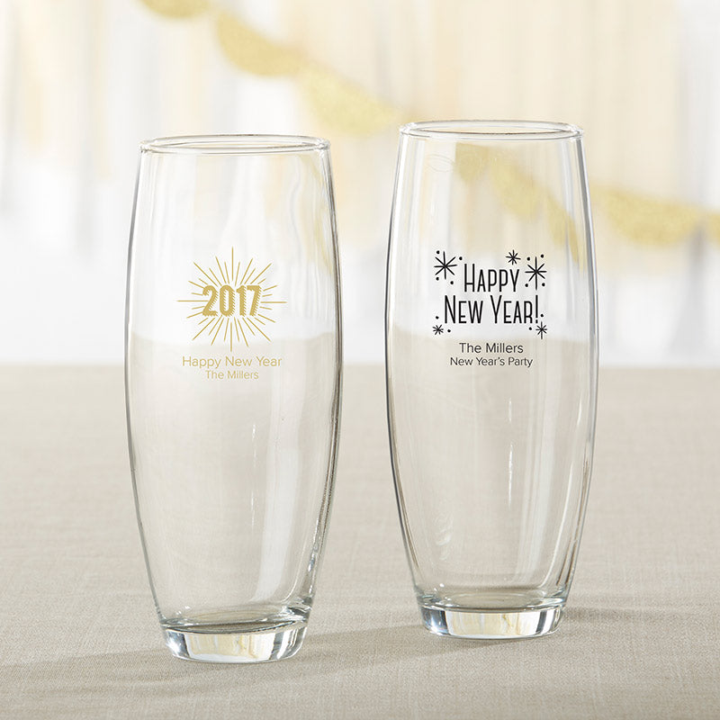Personalized 9 oz. Stemless Champagne Glass Alternate Image 6, Kate Aspen | Champagne Flutes