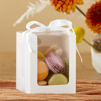 Thumbnail for White 15 oz. Glassware Gift Box with Ribbon (Set of 20) Alternate Image 2, Kate Aspen | Glassware Gift Box