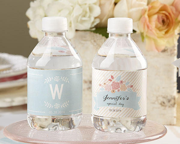 Personalized Water Bottle Labels - Kate's Rustic Bridal Collection Main Image, Kate Aspen | Water Bottle Labels