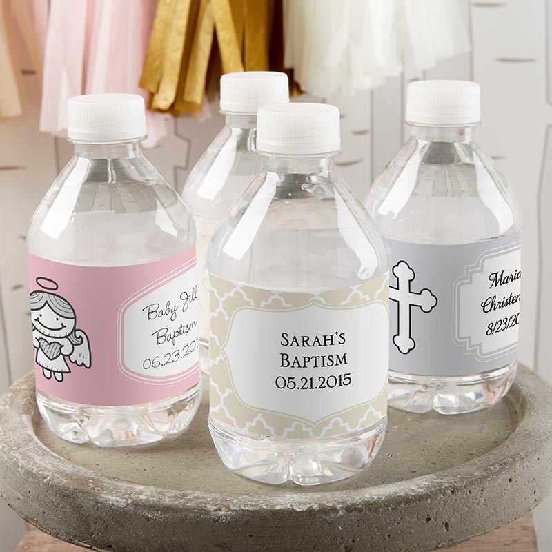 Personalized Religious & Christening Water Bottle Labels Kate Aspen