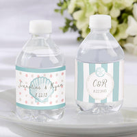 Thumbnail for Personalized Water Bottle Labels - Beach Tides Main Image, Kate Aspen | Water Bottle Labels